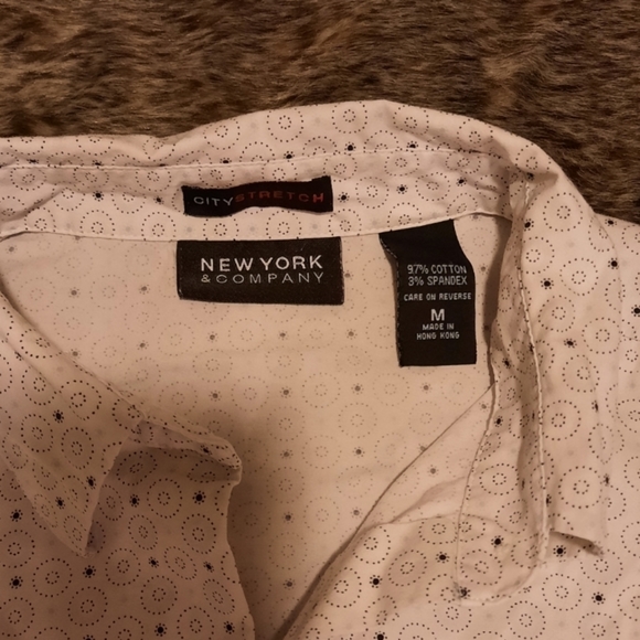 New York & Company City Stretch Button Up Shirt - Picture 8 of 12